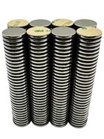 Aimant en néodyme super puissant personnalisé N35 N42 N52 D20x1mm D20x2mm D20x5mm D20x10mm avec adhésif pour boîte