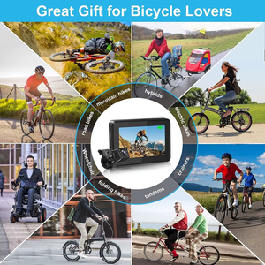 Caméra de rétroviseur de vélo PZvision, caméra de vision arrière de vélo, vision nocturne, caméra de rétroviseur avec grand angle, écran 1080P - Product Image 4