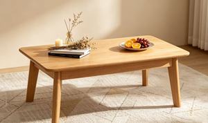 Modern Solid Wood Coffee <b>Table</b> Scandinavian Design Living Room Furniture Decorative Minimalist Style - Product Image 4