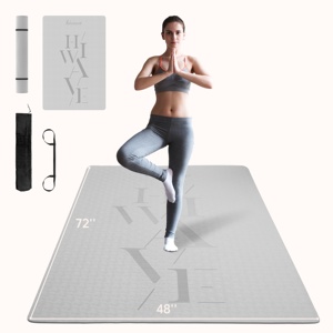 Tapete de Ejercicio Plegable de TPE Ecológico de Alta Calidad PF de 72''*48'' para Hombres y Mujeres, YM05, Extra Grueso y de Alta Densidad - Product Image 1