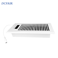 Ventilateur intelligent avec thermostat, contrôle intelligent du chauffage et du refroidissement, 10 vitesses réglables, ventilateur de sortie d'air AC