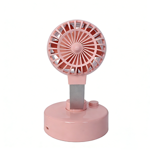 Mini ventilateur de bureau rose à moteur sans balais, alimenté par USB et batterie de voiture, 4 vitesses, grand volume d'air, fonctionnement silencieux pour l'été - Product Image 4