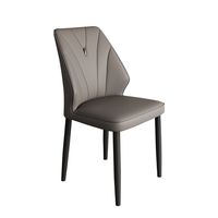 Moderner Ergonomischer Esszimmerstuhl mit Weichem Kissen & Metallbeinen - Luxuriöser Gepolsterter Sitz für Zuhause, Restaurant, Hotel