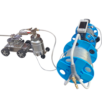 À la mode nouveau tuyau en acier contrôlé à distance mur interne pistolet Robot Pipeline pour peindre les cabines de pulvérisation en aluminium