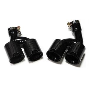 SYPES, 1 par, punta de escape de acero inoxidable carbono M <span class=keywords><strong>BMW</strong></span> 440 para <span class=keywords><strong>BMW</strong></span> G22 <span class=keywords><strong>430</strong></span> 425 <span class=keywords><strong>2021</strong></span> 4 Series, sistema de escape de punta de silenciador - Product Image 4