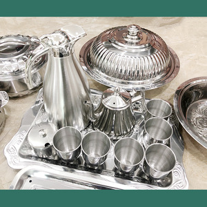 Afrikanischer Grenzüberschreitender Gas-Kompatibler Edelstahl-Doppelschicht-Orchideen-Konservierungstopf Isolierter Magnolien-Topf 28-teilig - Product Image 3