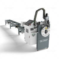 Máquina de Corte Láser de Fibra Industrial para Tubos, Cortadora CNC de Tubos Metálicos para Tubos de Acero Inoxidable y Acero al Carbono de Pared Gruesa, Venta al por Mayor de Fábrica