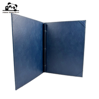 Porte-menu en cuir Regal à reliure à vis, classeur de menu A4 pour restaurant, dossier de menu en PU personnalisé avec logo pour bar et bistrot