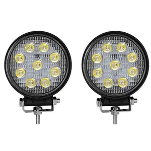 ไฟสปอตไลท์รถยนต์27W อเนกประสงค์,ไฟ Led ทำงานออฟโร้ด Faros Led Para Autos