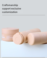Flacon pompe sans air 15 ml 30 ml 50 ml avec interrupteur rotatif inférieur, récipient intérieur, flacon sans air en plastique PP, pot à crème pour lotion
