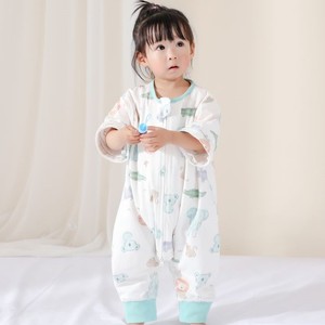 Gigoteuses pour bébés avec couche absorbante intégrée, manches détachables, séparateurs de <span class=keywords><strong>jambes</strong></span>, 100% coton, unisexe, 1-3 ans, été - Product Image 4
