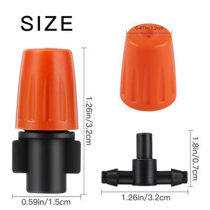 Buse d'atomisation réglable Xiuning Horticulture 20 mm avec arrêt automatique pour l'arrosage des plantes, des balcons, des fleurs et des légumes - Product Image 3