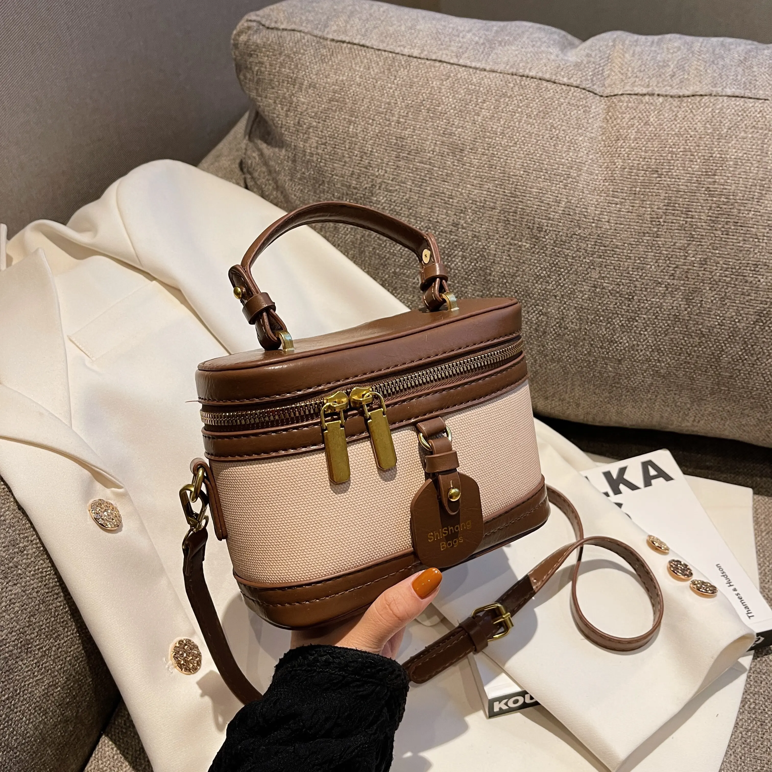 Tas selempang wanita mewah, tas tangan wanita, dompet merek terkenal dan tas tangan desainer untuk wanita, baru, musim gugur, 2024