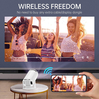 Mini Proyector Portátil Android 11 WIFI HY300 Pro 4K, Cine en Casa Full HD, Smart TV, Proyector para Teléfono Móvil, Proyector LED para Exteriores