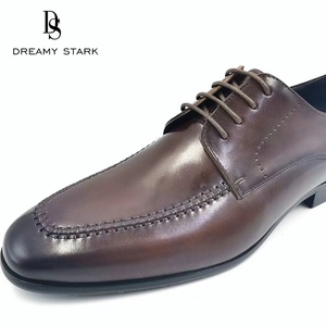 Chaussures Oxford décontractées de luxe rétro pour hommes Dreamy Stark en cuir véritable à lacets respirantes et antidérapantes pour mariage - Product Image 5