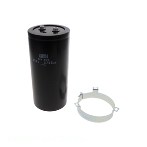 Condensateur à visser en aluminium 4700 uF 20% 650V, montage sur châssis, distributeur agréé ERHA651LGC472MFK0U - Product Image 1