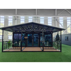 Casa Container Prefabbricata di Lusso LDYZ, Modulare e Rimovibile, 20ft 40ft, Pannelli Sandwich in Acciaio Pieghevoli, <span class=keywords><strong>Design</strong></span> Moderno - Product Image 1