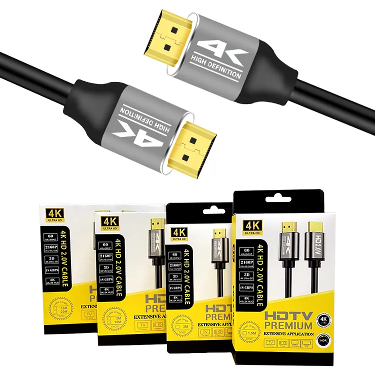 4K HDMI cáp tốc độ cao HDMI cáp 20M 4K 60Hz Ultra HD, 4K2k cho máy tính xách tay màn hình ps5 PS4 chiếu