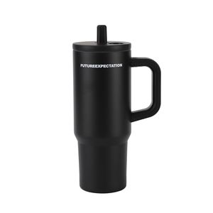 Stainless Steel Portable <b>Mug</b> 24oz Vacuum Insulated Travel Tumbler with Handle Straw Lid for <b>Car</b> - Product Image 4