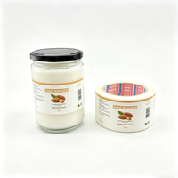 Étiquettes personnalisées en rouleau BOPP, autocollantes, imperméables, pour pots cosmétiques, pour l'emballage d'huile d'amande douce