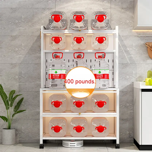 Precio al por mayor, armarios de almacenamiento de cocina de gran capacidad, <span class=keywords><strong>estante</strong></span> de almacenamiento de vajilla de cocina, <span class=keywords><strong>estante</strong></span> para electrodomésticos de horno <span class=keywords><strong>microondas</strong></span> a prueba de polvo - Product Image 6
