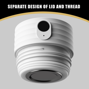 Haers giá tốt nhất LED Vân tay-mở khóa thông minh phích chai nước bằng thép không gỉ chai chân không Flask bán buôn - Product Image 4