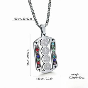 Medieval Vintage Bulk Fashion Pendant <b>Necklace</b> 316L Stainless Steel 14k 18k Gold Plated <b>Necklace</b> Gold Medallion <b>for</b> Women <b>Men</b> - Product Image 4