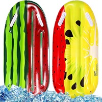 Planche de surf gonflable en PVC pour enfants, motif fruits, jouet d'été pour la plage, ski nautique, taille personnalisée 106x52cm