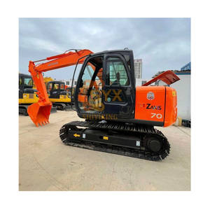 Excavatrice sur chenilles d'occasion 7 tonnes de haute qualité en provenance du Japon, excavatrice sur chenilles Hitachi ZAXIS 70, excavatrice sur chenilles d'occasion - Product Image 2