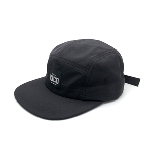 Tùy Chỉnh Dệt Đính 5 Bảng Đen <span class=keywords><strong>Nylon</strong></span> Cổ Điển Jockey <span class=keywords><strong>Cap</strong></span> - Product Image 2