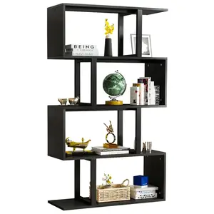 Wholesale Free Combination Creative Bookcase Industrial Bookcase Modern Display Library Bookcase