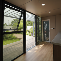 Maison Capsule Extensible Préfabriquée de 20 pieds, Bâtiment Conteneur Moderne en Acier et Bois, Conception Respirante, Couleurs Personnalisables, Garantie 5 Ans