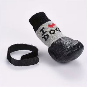 Chaussettes pour chien pour pavés chauds/froids, chaussettes pour chiot, empêchent le léchage des pattes, protègent des griffures, antidérapantes, bottes et protections pour pattes pour sols durs - Product Image 4