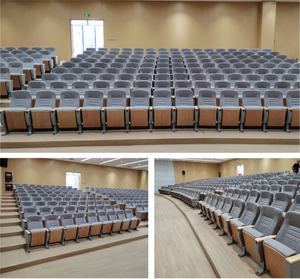 Siège de <span class=keywords><strong>cinéma</strong></span> Push Back personnalisé siège de <span class=keywords><strong>cinéma</strong></span> chaise avec porte-gobelet chaises de conférence pour le mobilier de salle de théâtre d'église - Product Image 4
