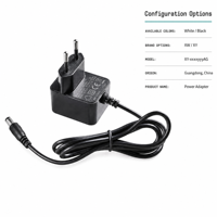 Adaptateur secteur mural AC/DC 5V2A 12V1A 24V0.5A 12W, type de prise PC, alimentation pour boîtier