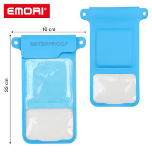 กระเป๋ากันน้ำ PU TPU ระดับพรีเมียม พร้อมดีไซน์ลอยน้ำ ดีไซน์หูฟังคู่ ระบบสัมผัสไว สำหรับใส่โทรศัพท์มือถือสำหรับเล่นกีฬา - Product Image 3