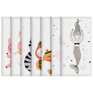 3D Self Adhesive Wall Stickers Cartoon Tatami <b>Sheets</b> 70x35 Cm Xpe <b>Foam</b> For Childrens Room Kindergarten Corner Protection - Product Image 5