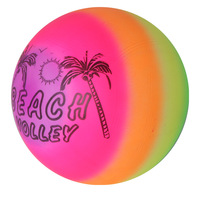 Ballon gonflable arc-en-ciel Led Light 9 pouces 6 pouces Ballon de plage Remplissage d'eau Vente en gros Bon marché Logo personnalisé Jouet de football en PVC