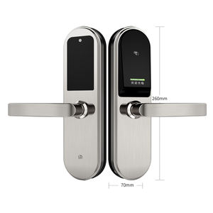 Serrure de porte de style minimaliste moderne en alliage de zinc de logiciel gratuit de prix usine adaptée à la <span class=keywords><strong>maison</strong></span> de <span class=keywords><strong>location</strong></span> - Product Image 1