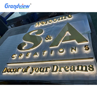 Enseigne lumineuse en lettres acryliques personnalisées, enseigne de salon de beauté, enseigne de magasin, logo 3D personnalisé, enseigne murale rétroéclairée