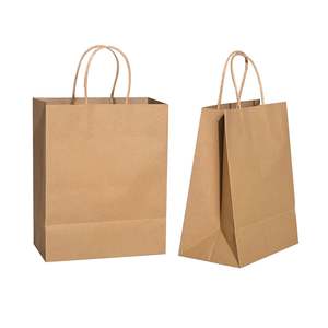 Sac en papier kraft réutilisable pour emballage alimentaire, qualité garantie par le fabricant, logo personnalisé accepté - Product Image 6