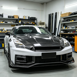 Kit carrosserie large en fibre de carbone personnalisé, ensemble complet pour Nissan GTR <span class=keywords><strong>R35</strong></span> <span class=keywords><strong>Nismo</strong></span>, amélioration du pare-chocs avant et arrière, spoiler - Product Image 1