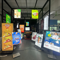 Boutique Boîte à lumière extérieure boîte à lumière LED publicitaire éclairée cadres photo pour boîte à lumière d'affichage publicitaire