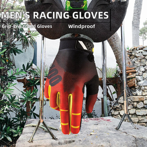 Gants de cyclisme de course d'été pour hommes Spandex coupe-vent pour les sports de plein air moto accessoires de vélo étanches - Product Image 3