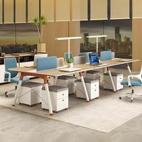 Bureau d'ordinateur moderne Liyu Home en bois, poste de travail pour employés avec boîtier personnalisé – Meilleur prix