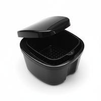 Boîte de rangement pour prothèses dentaires et appareils orthodontiques, avec panier de nettoyage et couvercle étanche