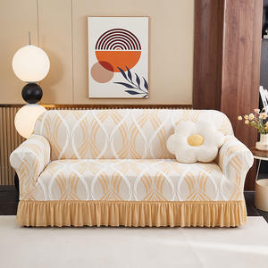 Nuova Fodera per <span class=keywords><strong>Divano</strong></span> Monopezzo con Doppio Bracciolo e Copertura Elastica Completa Rinforzata - Product Image 1