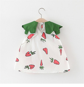 Online Shopping Disposable Printed Baby Clothes Party Kids Child Dresses for Girls in India Pictures - Product Image 3