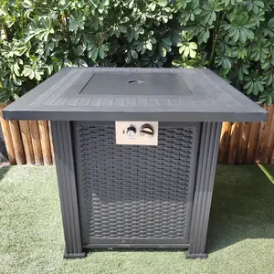 Customizable Propane Fire Pits Fire Table Gas Fire Pit, 50,000 BTU Steel Outdoor 28 Inch Gas Fire Pit OEM