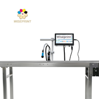 Imprimante jet d'encre automatique en ligne Wiseprint Factory haute résolution pour date d'expiration, numéro de lot, QR, logo CM-WP07 – Machine de codage en ligne